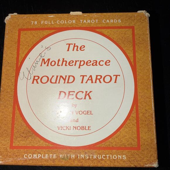 Vintage 1983 The Motherpeace Round Tarot Deck Karen Vogel & Vicki Noble in Box
